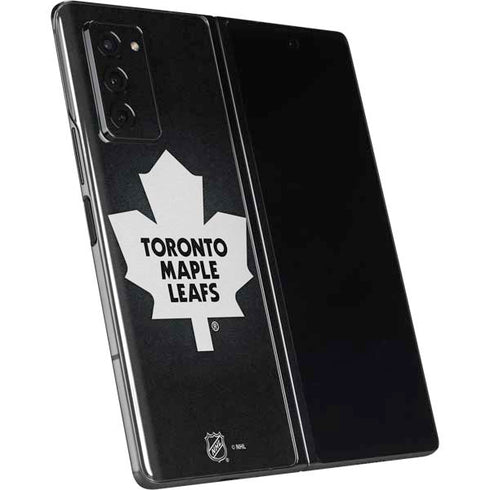 NHL Toronto Maple Leafs Black Background Galaxy Z Fold2 5G Skin