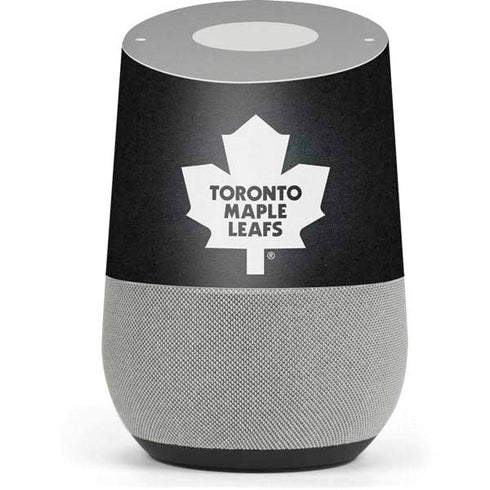 NHL Toronto Maple Leafs Black Background Google Home Skin