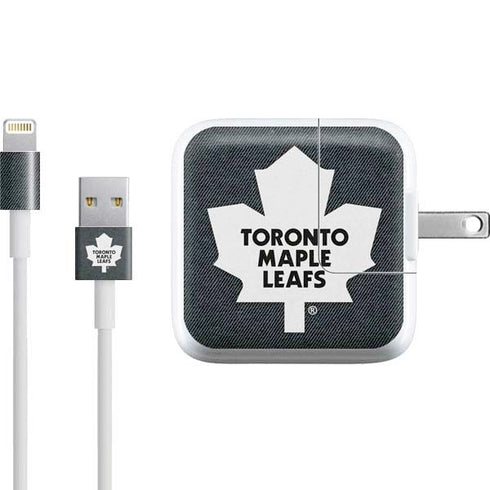 NHL Toronto Maple Leafs Black Background iPad Charger (10W USB) Skin