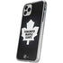 NHL Toronto Maple Leafs Black Background iPhone 11 Pro Clear Case