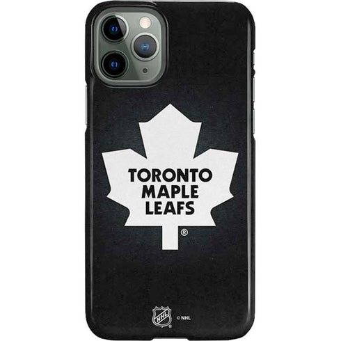 NHL Toronto Maple Leafs Black Background iPhone 11 Pro Lite Case