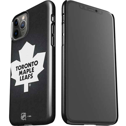 NHL Toronto Maple Leafs Black Background iPhone 11 Pro Lite Case