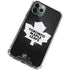 NHL Toronto Maple Leafs Black Background iPhone 11 Pro Max Clear Case