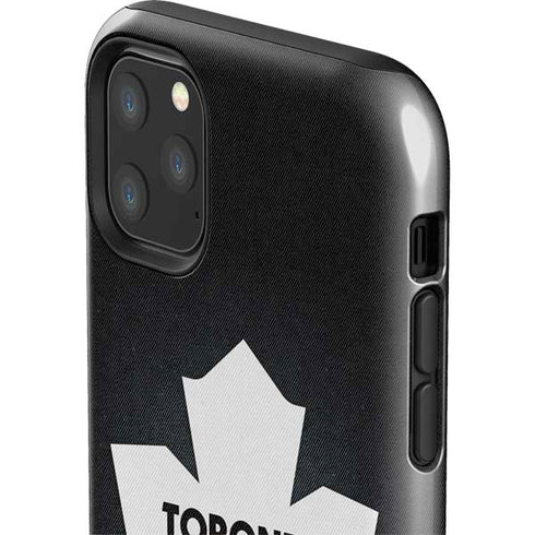 NHL Toronto Maple Leafs Black Background iPhone 11 Pro Max Impact Case