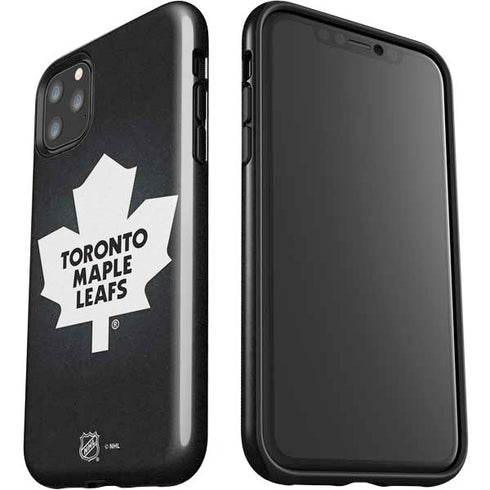 NHL Toronto Maple Leafs Black Background iPhone 11 Pro Max Impact Case