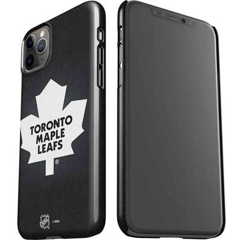 NHL Toronto Maple Leafs Black Background iPhone 11 Pro Max Lite Case