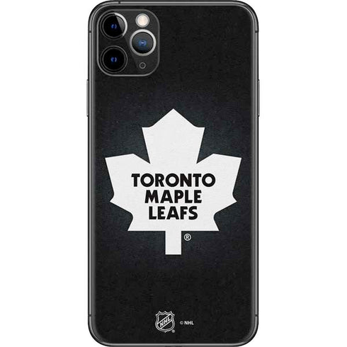 NHL Toronto Maple Leafs Black Background iPhone 11 Pro Max Skin