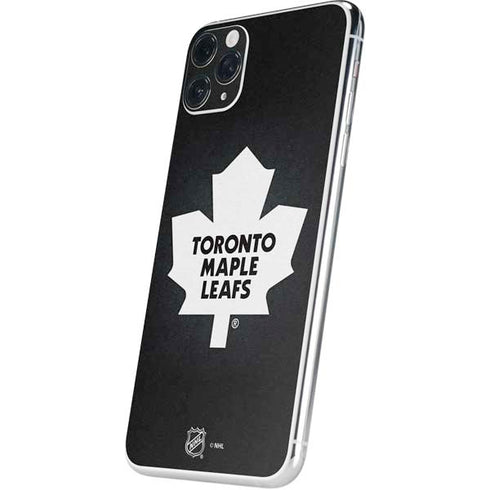 NHL Toronto Maple Leafs Black Background iPhone 11 Pro Max Skin