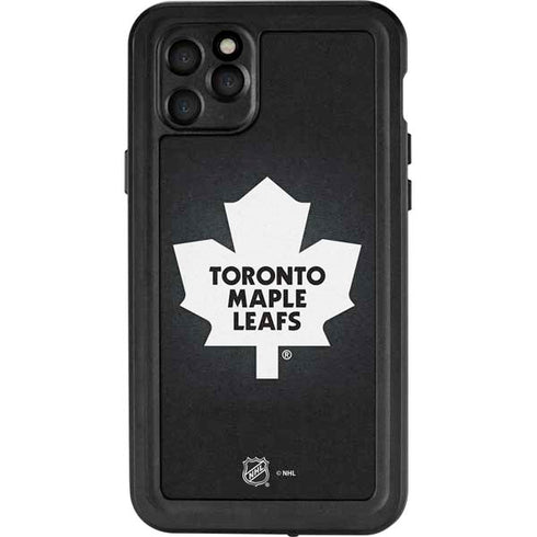 NHL Toronto Maple Leafs Black Background iPhone 11 Pro Max Waterproof Case