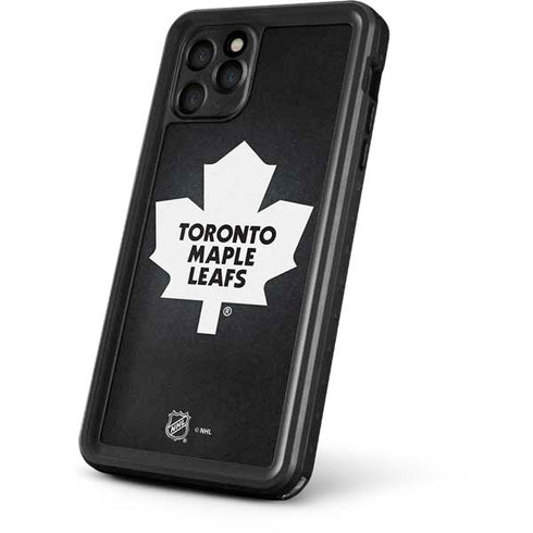 NHL Toronto Maple Leafs Black Background iPhone 11 Pro Max Waterproof Case