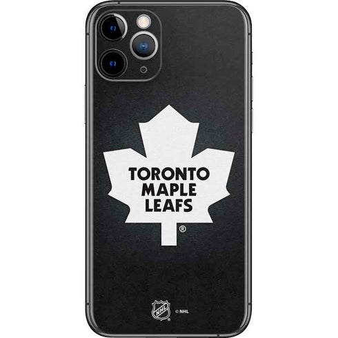 NHL Toronto Maple Leafs Black Background iPhone 11 Pro Skin