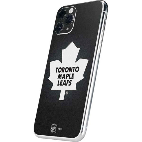 NHL Toronto Maple Leafs Black Background iPhone 11 Pro Skin