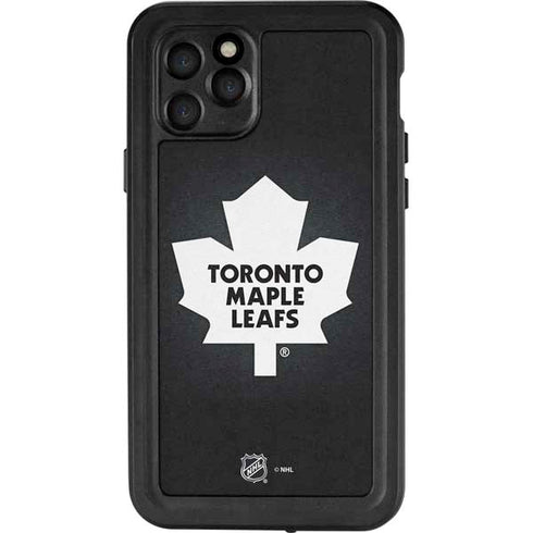 NHL Toronto Maple Leafs Black Background iPhone 11 Pro Waterproof Case