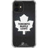 NHL Toronto Maple Leafs Black Background iPhone 12 Clear Case