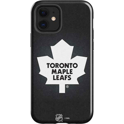 NHL Toronto Maple Leafs Black Background iPhone 12 Impact Case