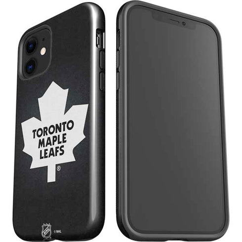 NHL Toronto Maple Leafs Black Background iPhone 12 Impact Case