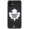 NHL Toronto Maple Leafs Black Background iPhone 12 Mini Clear Case