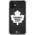 NHL Toronto Maple Leafs Black Background iPhone 12 Mini Clear Case