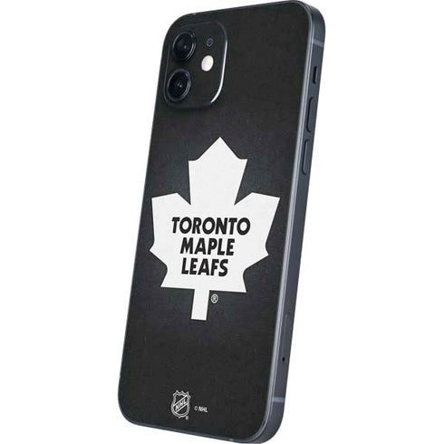 NHL Toronto Maple Leafs Black Background iPhone 12 Mini Skin
