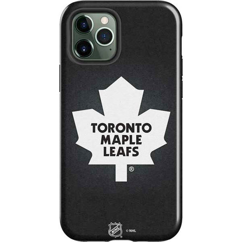 NHL Toronto Maple Leafs Black Background iPhone 12 Pro Impact Case