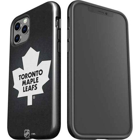 NHL Toronto Maple Leafs Black Background iPhone 12 Pro Impact Case