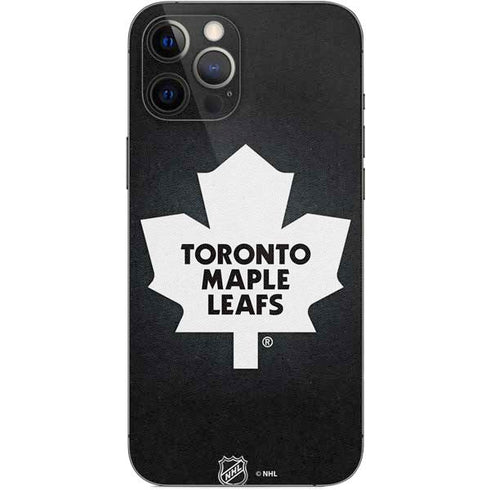 NHL Toronto Maple Leafs Black Background iPhone 12 Pro Max Skin