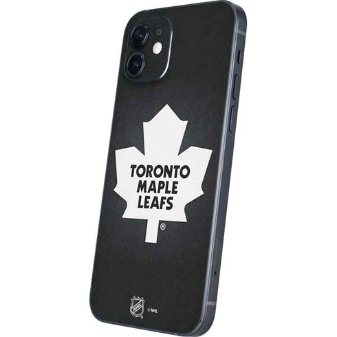 NHL Toronto Maple Leafs Black Background iPhone 12 Skin