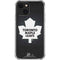 NHL Toronto Maple Leafs Black Background iPhone 13 Clear Case