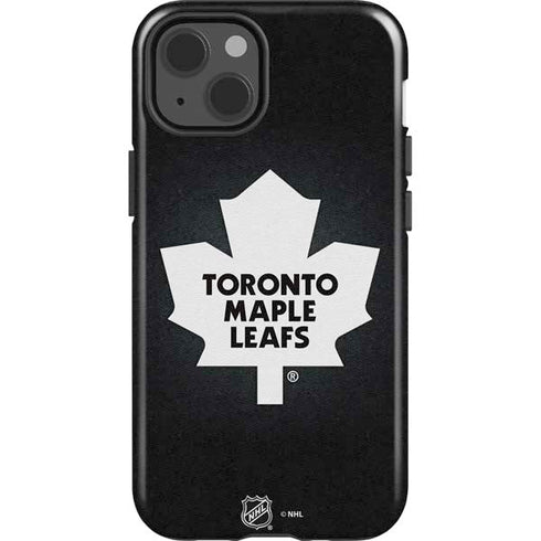 NHL Toronto Maple Leafs Black Background iPhone 13 Impact Case