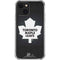 NHL Toronto Maple Leafs Black Background iPhone 13 Mini Clear Case