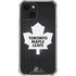 NHL Toronto Maple Leafs Black Background iPhone 13 Mini Clear Case