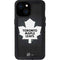 NHL Toronto Maple Leafs Black Background iPhone 13 Mini Waterproof Case