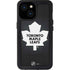 NHL Toronto Maple Leafs Black Background iPhone 13 Mini Waterproof Case