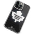 NHL Toronto Maple Leafs Black Background iPhone 13 Pro Clear Case