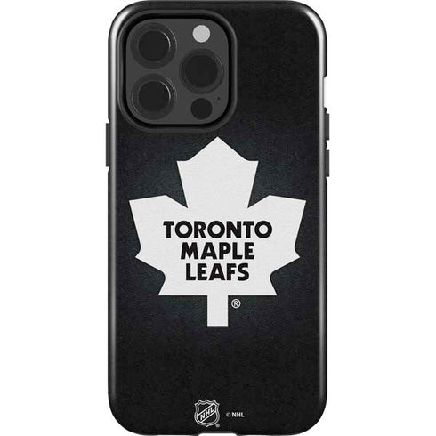 NHL Toronto Maple Leafs Black Background iPhone 13 Pro Impact Case