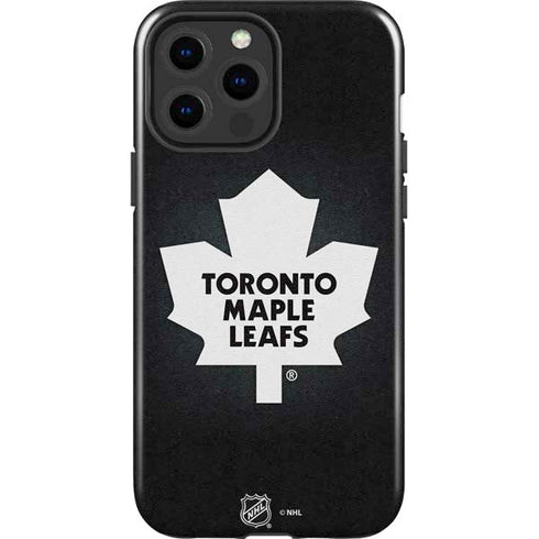 NHL Toronto Maple Leafs Black Background iPhone 13 Pro Max Impact Case