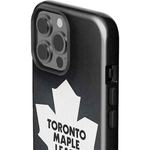 NHL Toronto Maple Leafs Black Background iPhone 13 Pro Max Impact Case