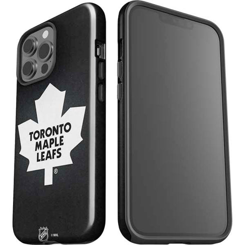 NHL Toronto Maple Leafs Black Background iPhone 13 Pro Max Impact Case