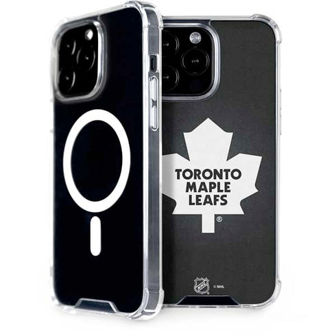 NHL Toronto Maple Leafs Black Background iPhone 13 Pro Max MagSafe Case