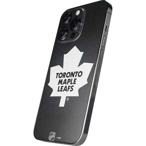 NHL Toronto Maple Leafs Black Background iPhone 13 Pro Max Skin