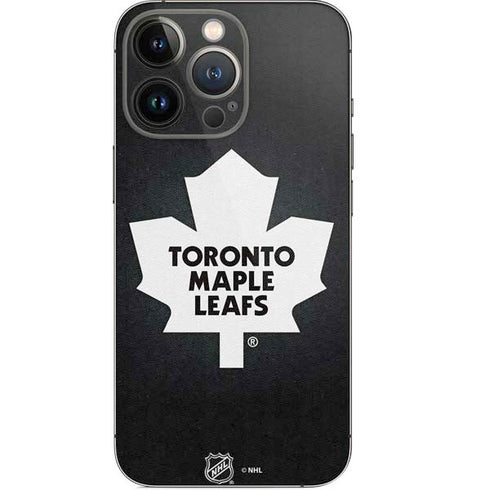 NHL Toronto Maple Leafs Black Background iPhone 13 Pro Skin