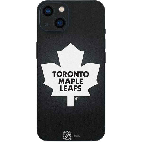 NHL Toronto Maple Leafs Black Background iPhone 13 Skin
