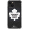 NHL Toronto Maple Leafs Black Background iPhone 14 Clear Case