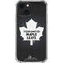 NHL Toronto Maple Leafs Black Background iPhone 14 Clear Case