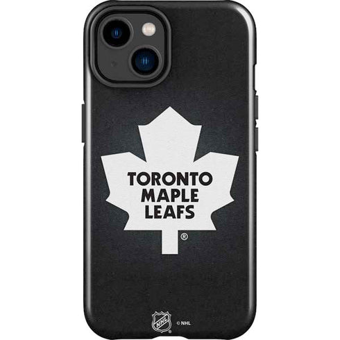NHL Toronto Maple Leafs Black Background iPhone 14 Plus Impact Case