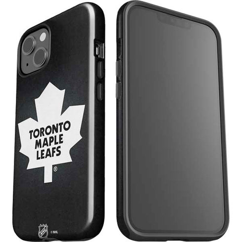NHL Toronto Maple Leafs Black Background iPhone 15 Plus Impact Case