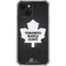 NHL Toronto Maple Leafs Black Background iPhone 14 Plus Clear Case