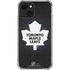 NHL Toronto Maple Leafs Black Background iPhone 14 Plus Clear Case