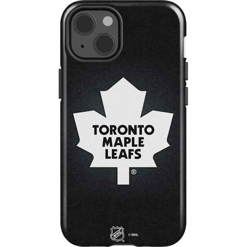 NHL Toronto Maple Leafs Black Background iPhone 15 Impact Case