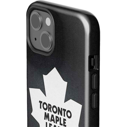 NHL Toronto Maple Leafs Black Background iPhone 14 Impact Case